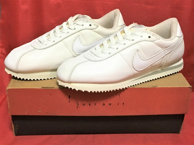 NIKE（ナイキ）LEATHER CORTEZ（レザー コルテッツ）7.5 25.5cm 白 2097 90s❻