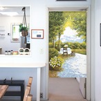 【受注生産】 のれん  森のテラス  幅85ｘ丈150cm