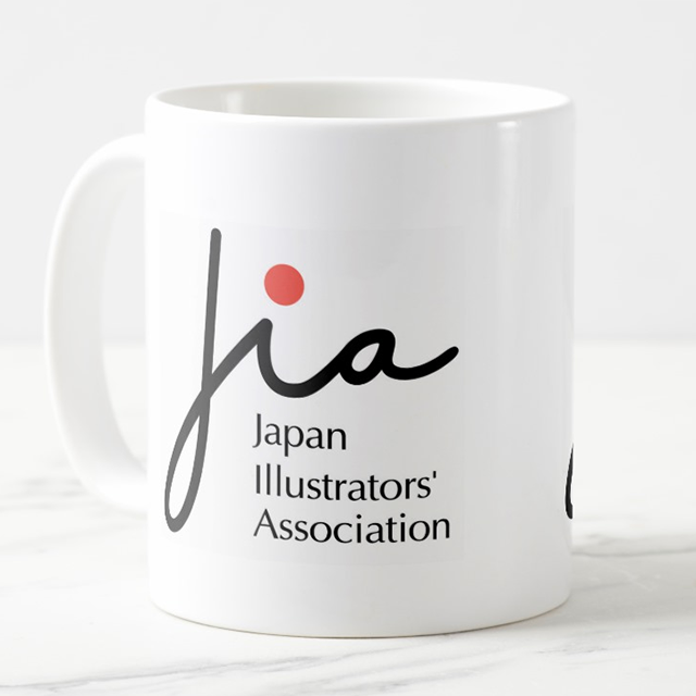 Jia ｊｉａロゴ入りマグカップ325ml 白 Jiaショップ 日本イラストレーター協会公式オンラインストア プロのイラストレーター のオリジナル商品専門店