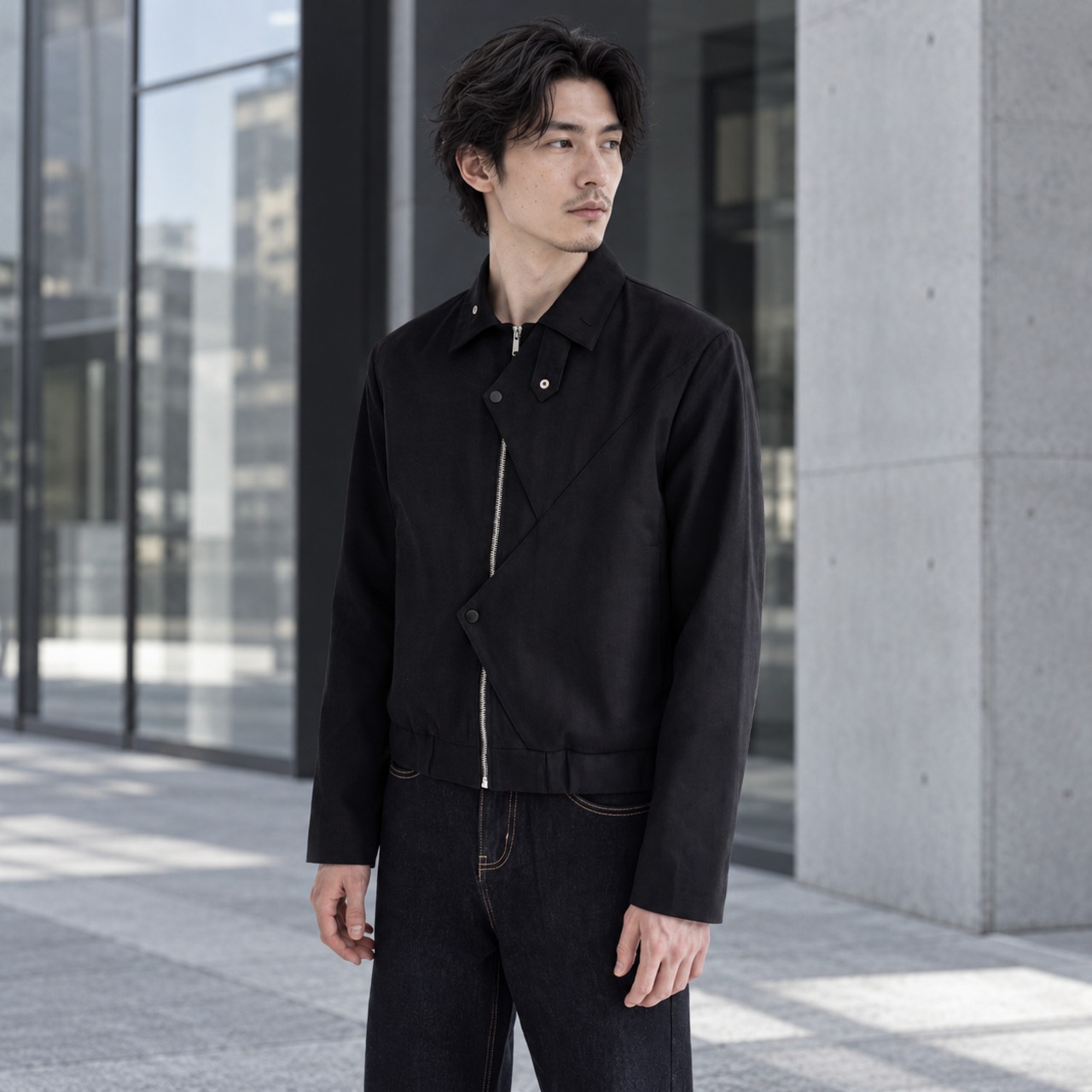 Asymmetric Zip Jacket　TB2569・画像5