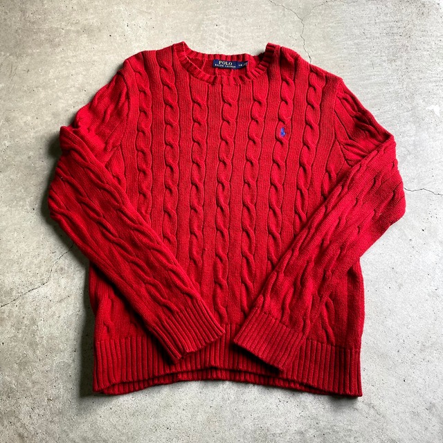Polo Ralph Lauren ポロ ラルフローレン ケーブルニット コットン 