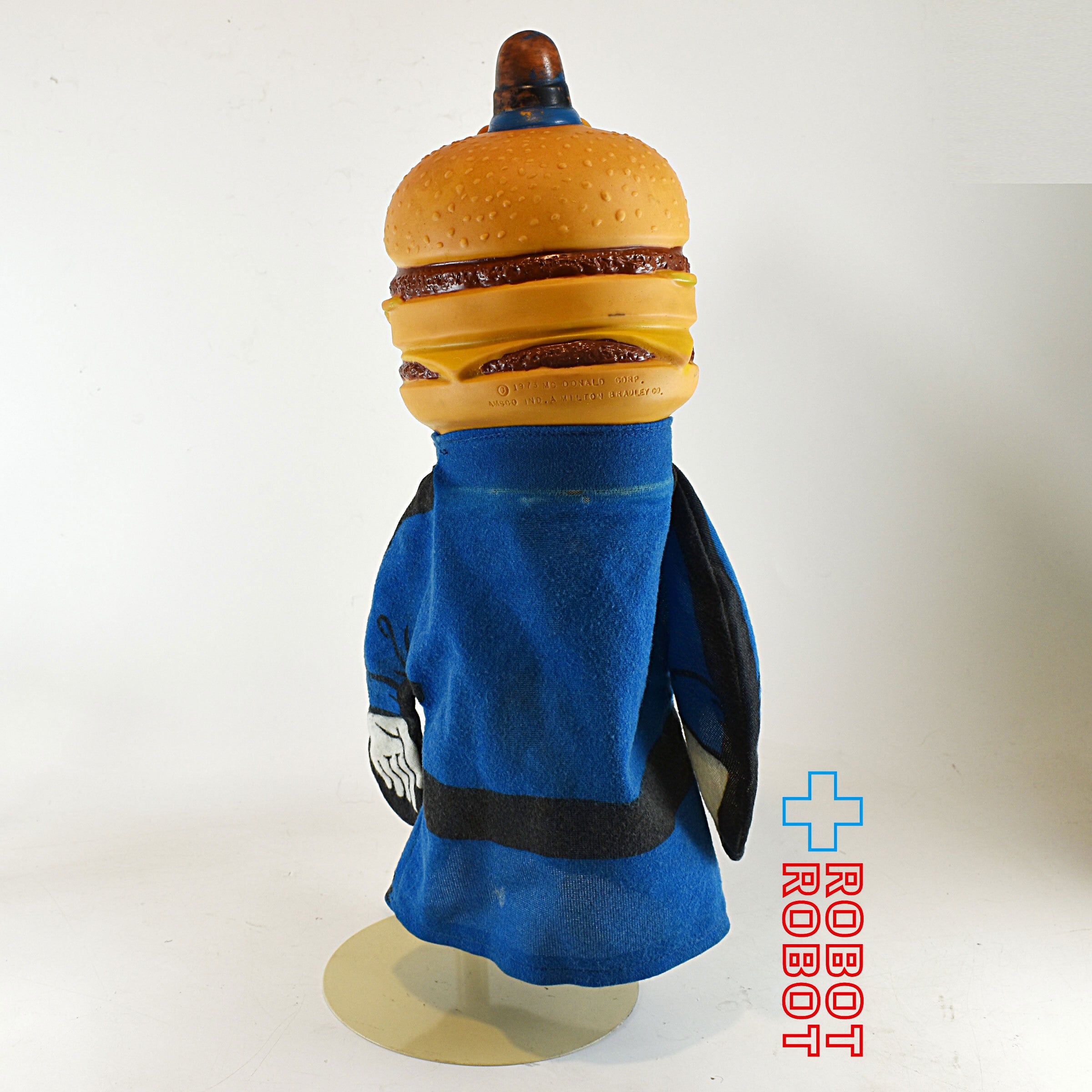 マクドナルド ビッグマックポリス ソフビ手踊り人形パペット 黒目 企業