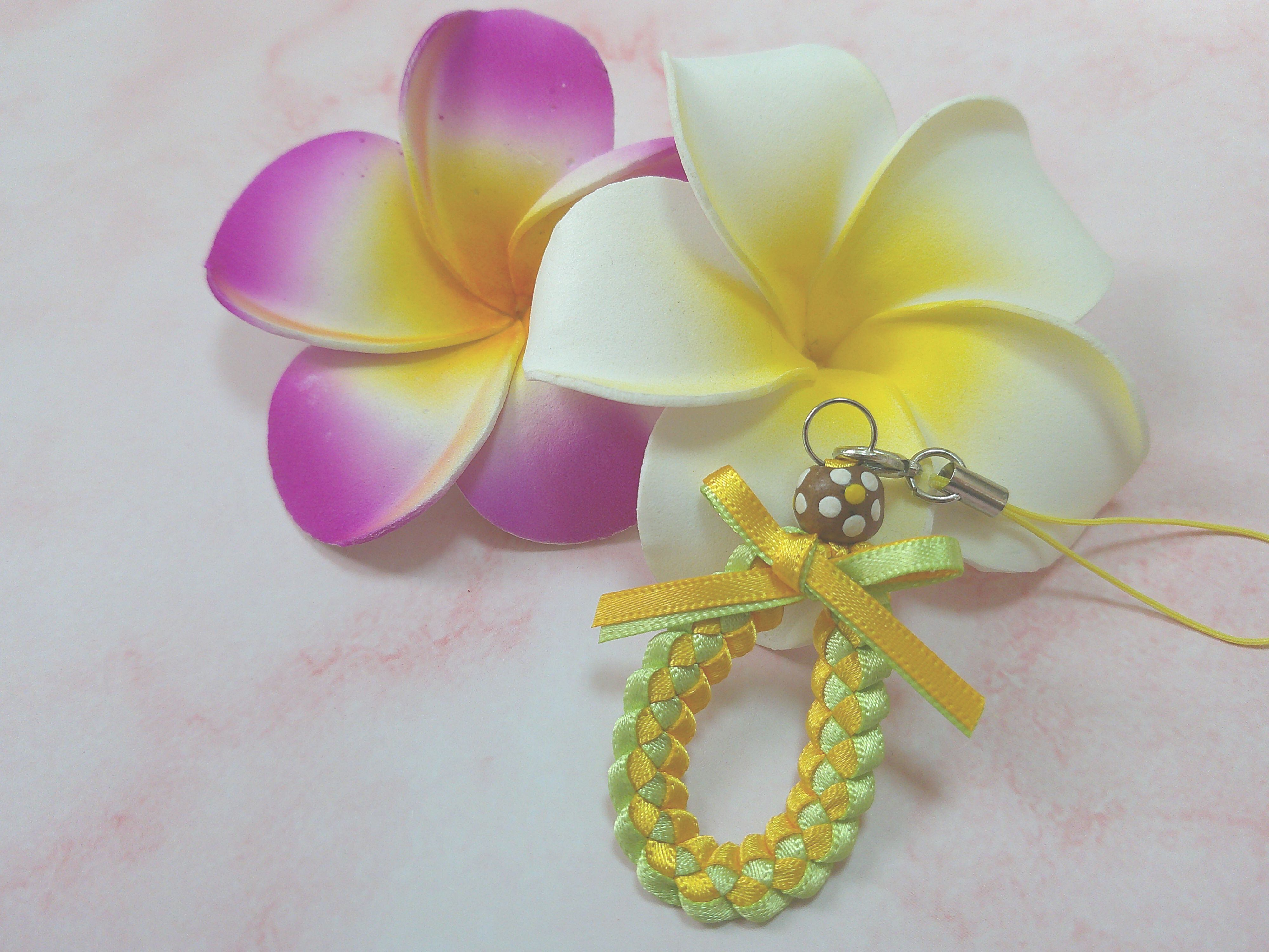 3mm幅☆シングルブレードストラップ キット♪ハワイアンリボンレイ