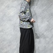 design acryl cotton cardigan