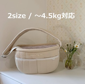 2Size / 予約【near by us】tarte bag《Mocha Beige》