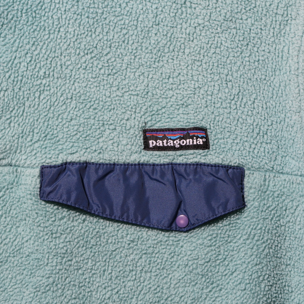 美品 S 93年 雪無し USA Sea Green シーグリーン Synchilla Snap-T Patagonia シンチラ スナップT パタゴニア