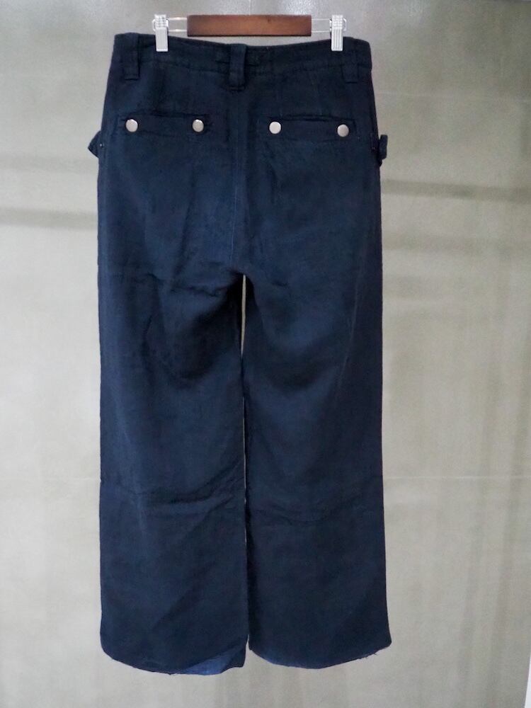『ARMANI』/ アルマーニ ネイビー ブルー パンツ 46サイズ S 美品