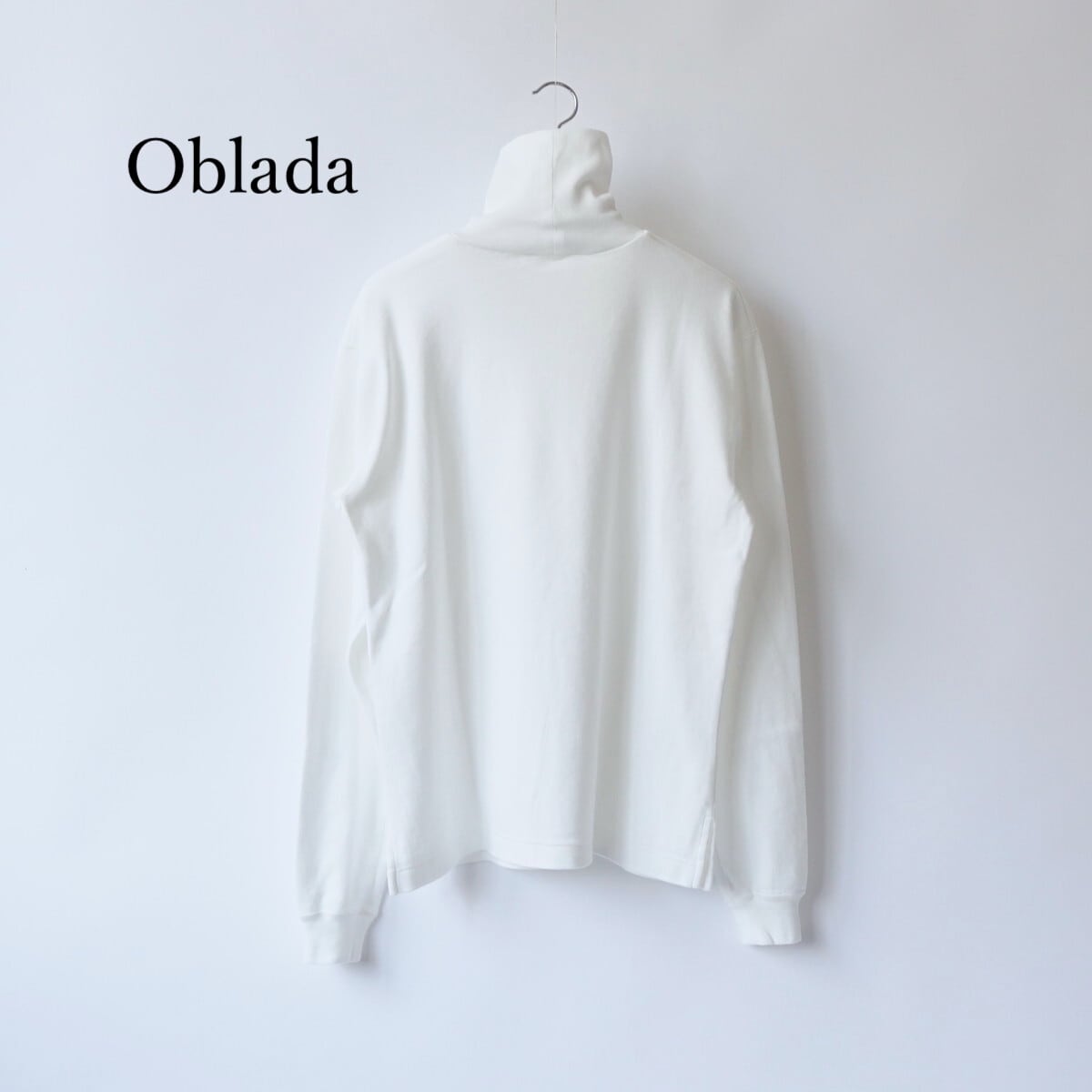 oblada / オブラダ | ジップネックプルオーバー | F | ホワイト | レディース oblada / オブラダ | ジップネックプルオーバー F ホワイト レディース