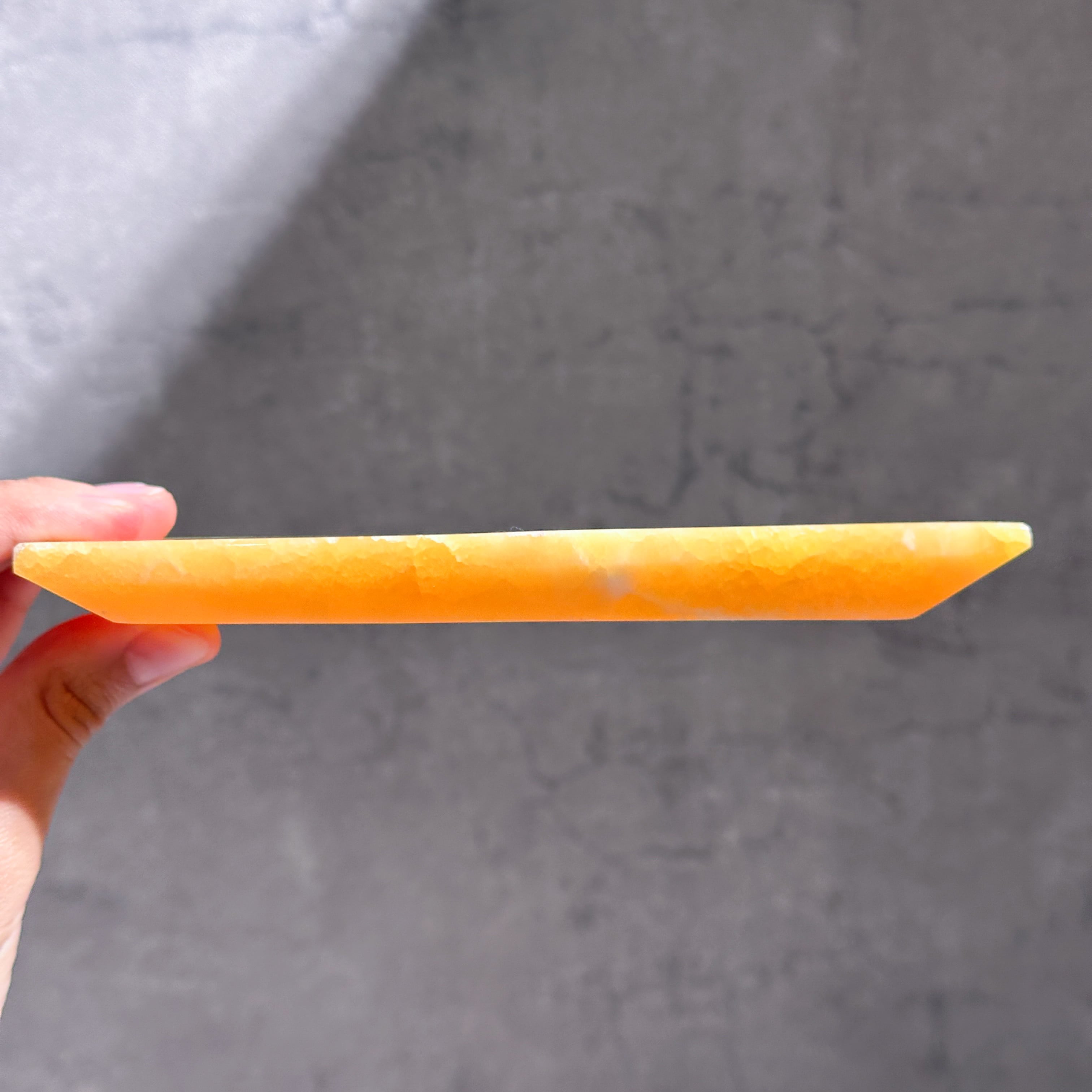 オレンジカルサイトのトレー 01◇ Orange Calcite ◇ 天然石・鉱物