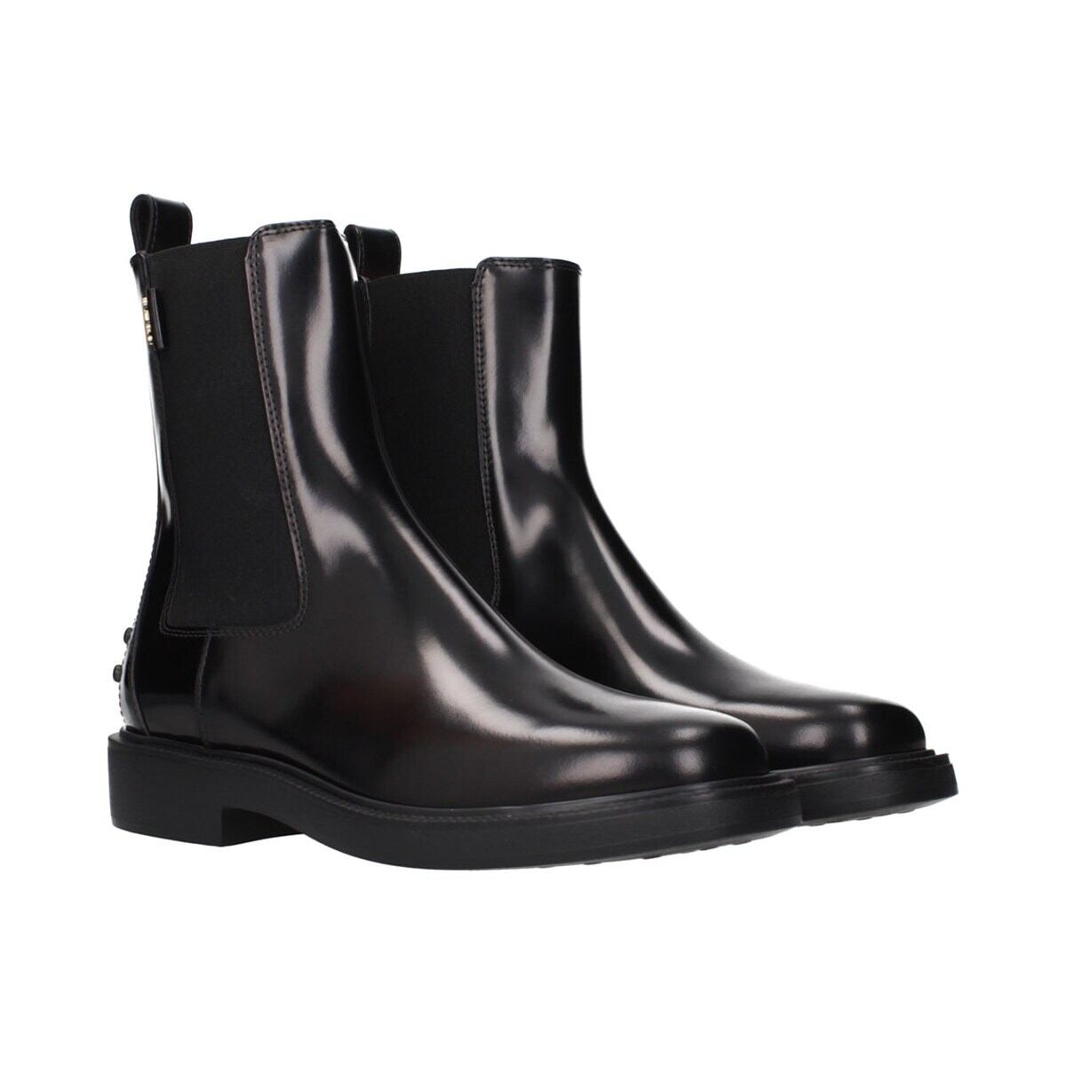 TOD'S トッズ レディース アンクルブーツ レザー ブラック
