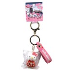 さんりおきゃらくたーずラバー立体キーホルダー キティ(8403161)