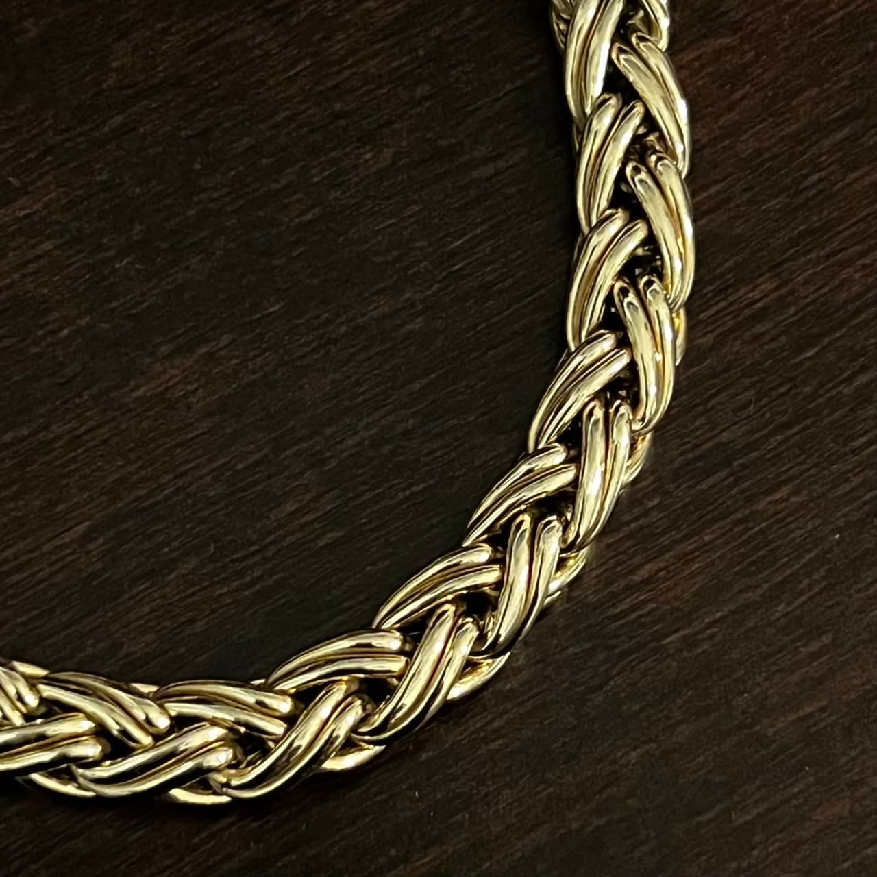 TIFFANY＆Co ティファニー ブレスレット 14k ゴールド 金 ブレイド VINTAGE TIFFANY & CO. 14K Gold Braid Wide Bracelet | ヴィンテージ