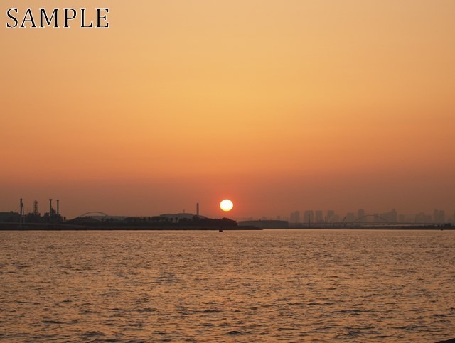 神戸　和田防の朝陽　JPEG