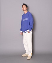 【#Re:room】＃RE:ROOM NEW YORK LOGO BIG CREW KNIT［REK106］