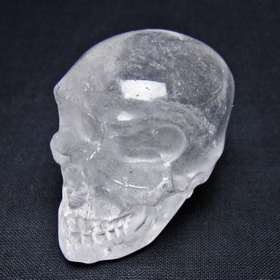 水晶 置物 ドクロ スカル 一点物 145-1879