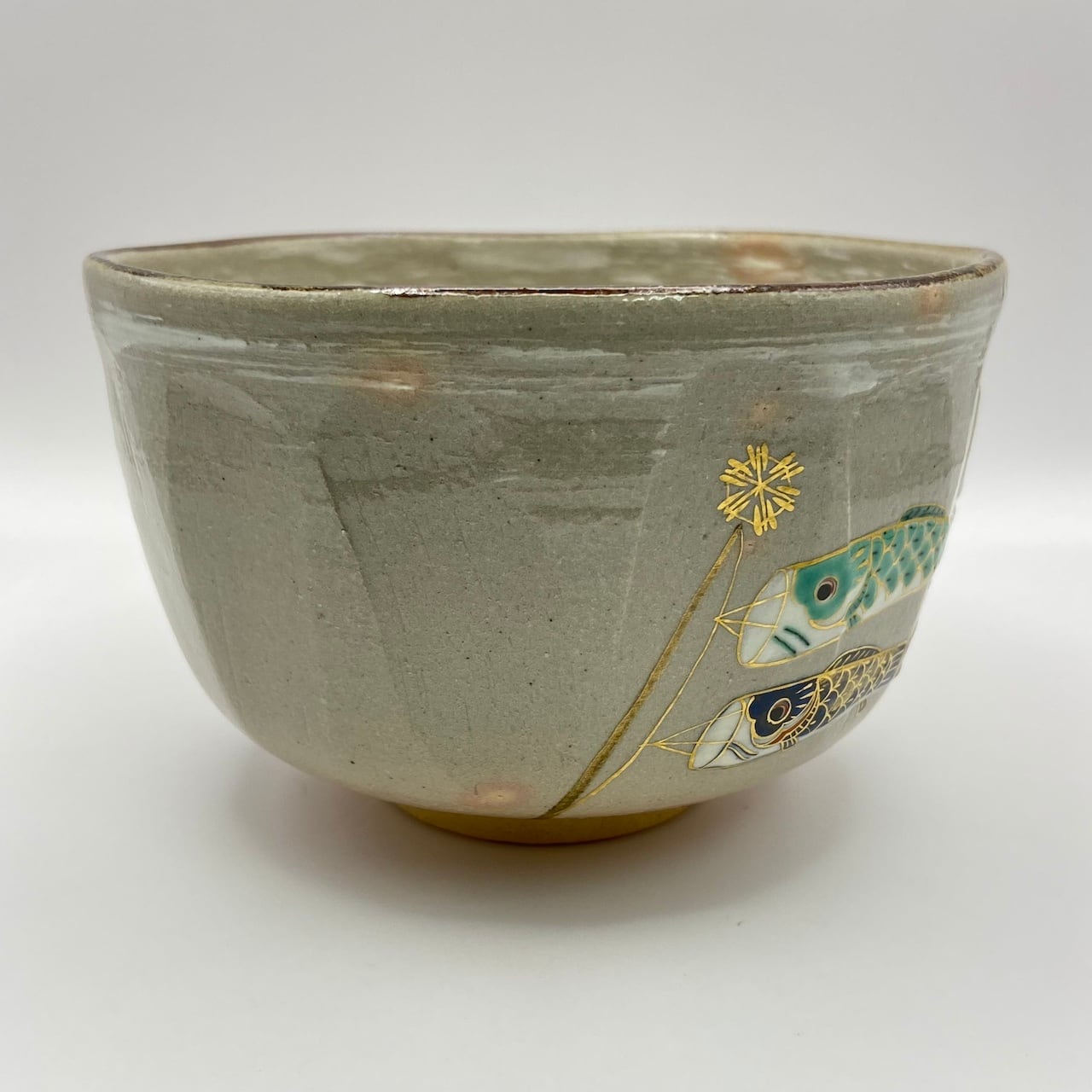 新品】茶碗 乾山 吹流し 杣山焼 南口閑粋 共箱入 | 茶道具 錦玉堂