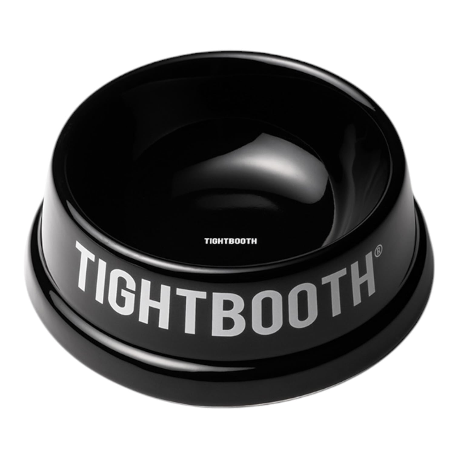 【TIGHTBOOTH】POTTERY DOG BOWL(Black)〈国内送料無料〉