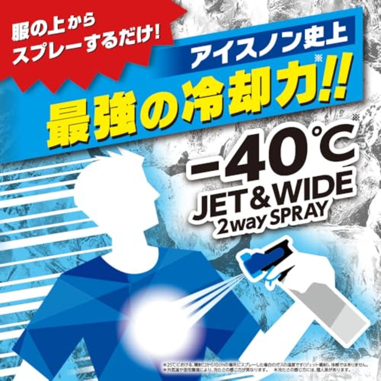 アイスノン スーパー爆冷スプレー NEO 冷却スプレー 冷感 ひんやり 冷たい 服にかける 消臭 暑さ対策