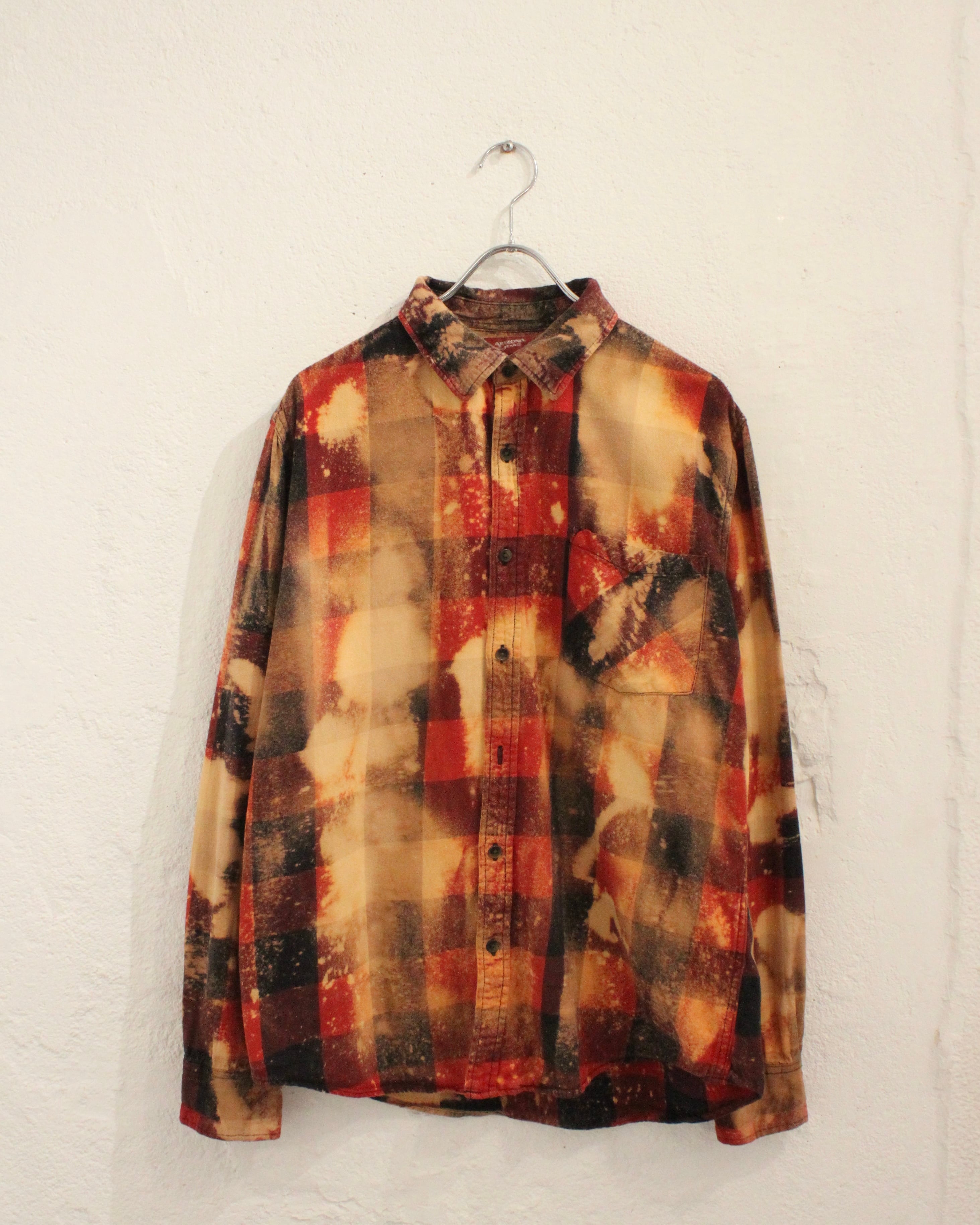 Arizona Jeans Bleching L/S Cotton Check Shirt