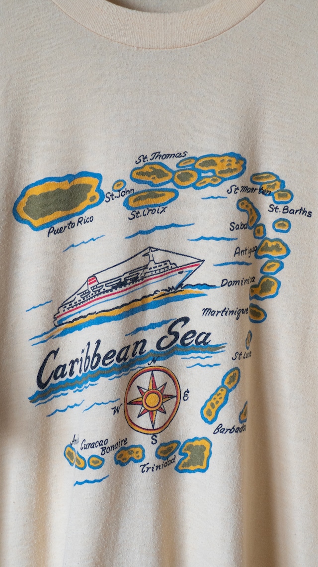 "Shell Seekers" 1990s Caribbean Sea t-shirt