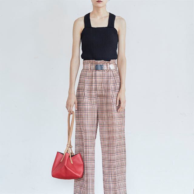 "MINI-SUM" BUCKET BAG - RED