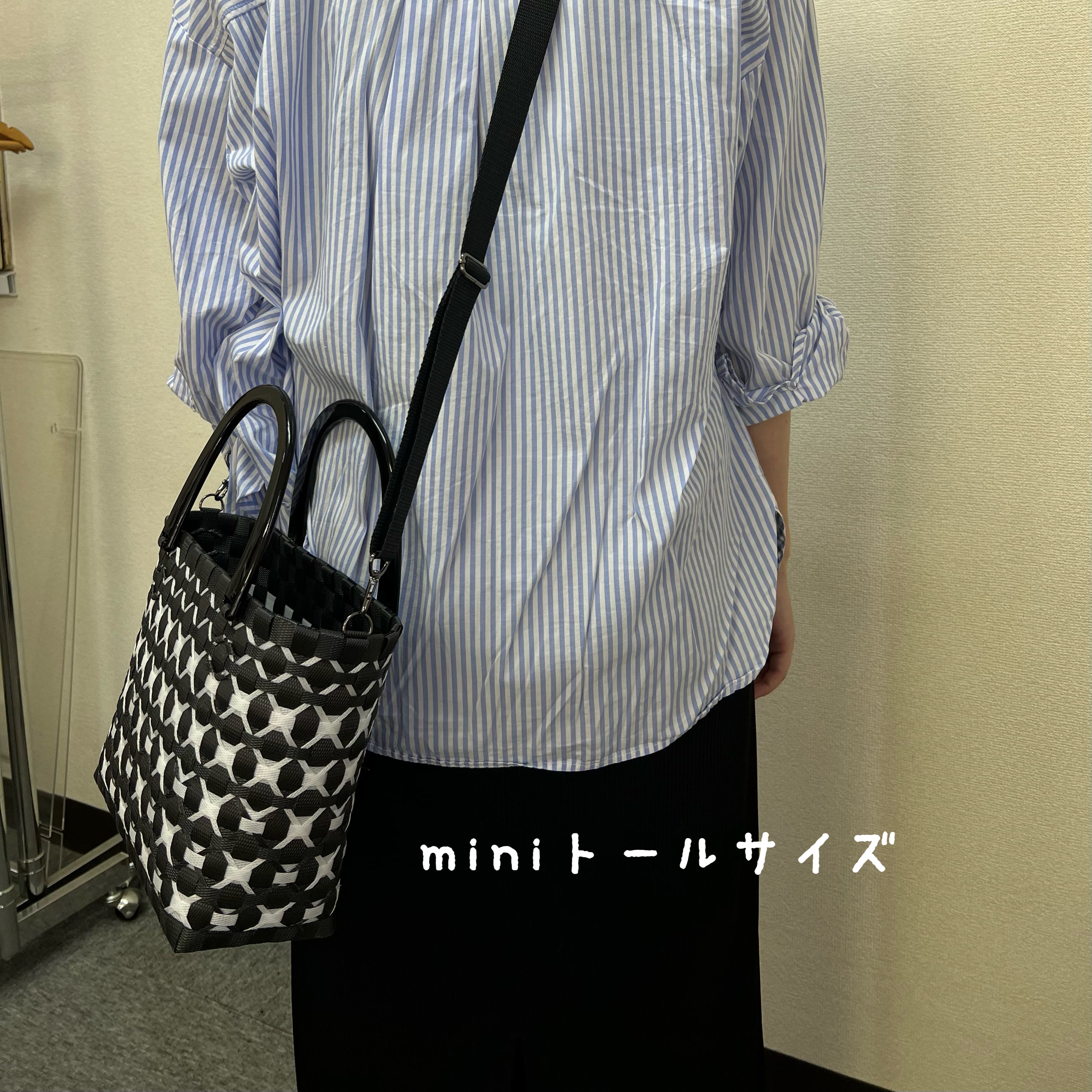 受注製作】プラカゴ バッグ miniトールサイズ/A5 miniT-191 白