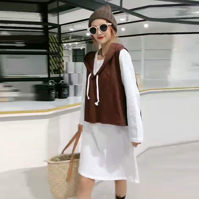 スリムオータムドレス スカート 大きめサイズ 秋物 ミックスインファッション13970576173