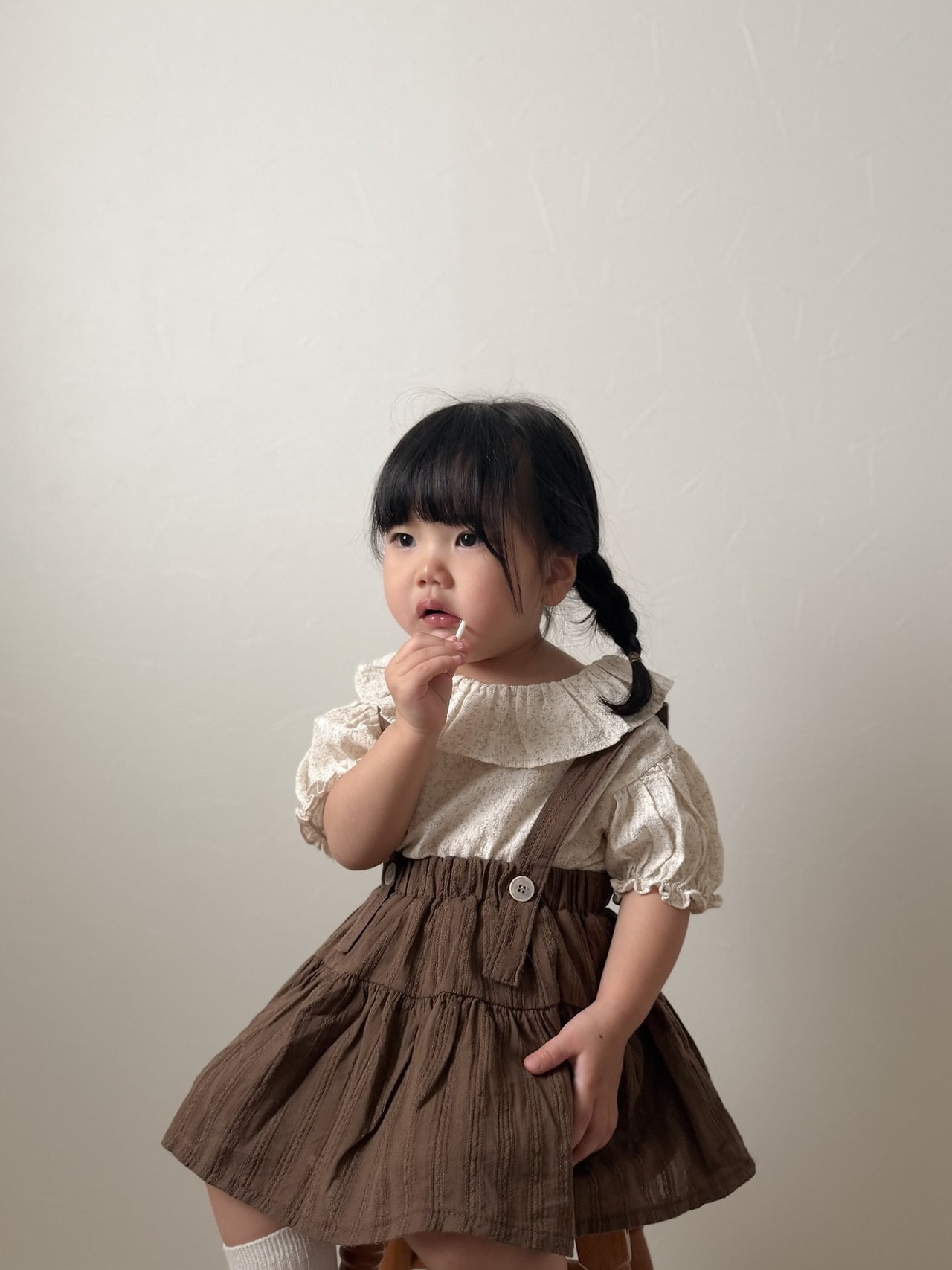 【即納/80size】シエルフリルブラウス/  mimimarket