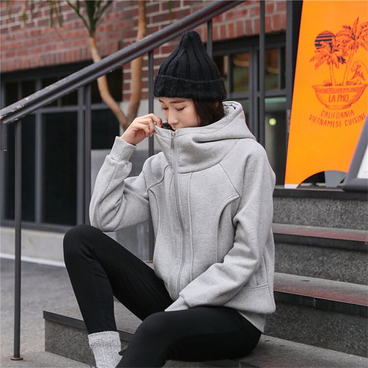 見なきゃ損する!裏起毛 暖かい バーカー 秋冬 新品 スリムフィット コート フード付き