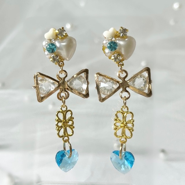 light blue ribbon