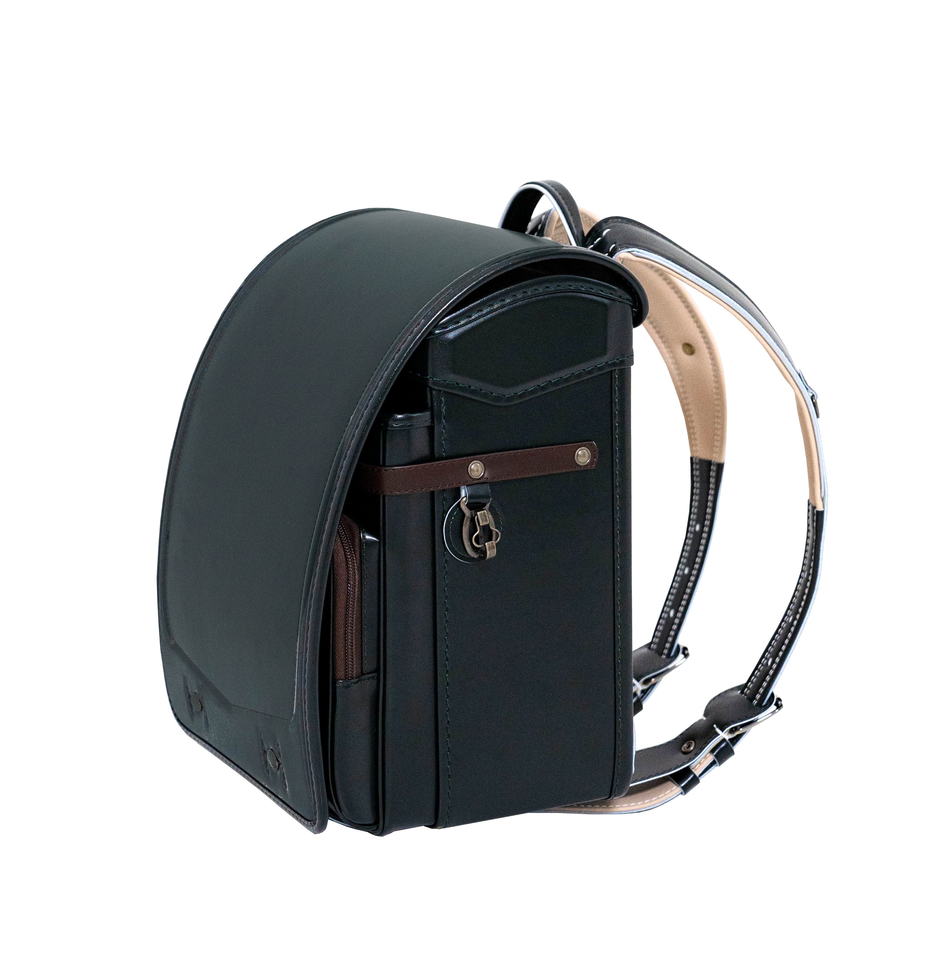 ノコル 名入れができる ランドセル こつこつワニ (ダークグリーン)【メーカー直送】