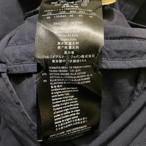 GIORGIO ARMANI navy color cotton tailored jacket