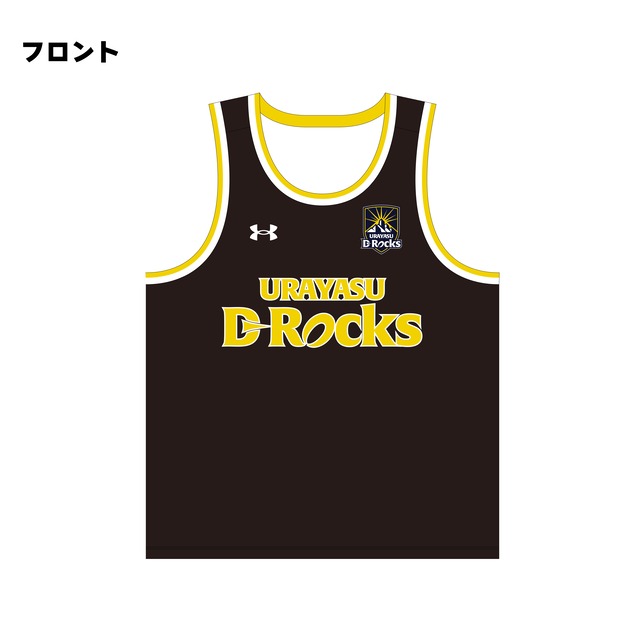 2025-26シーズン バスケシャツ（ブラックイエロー）