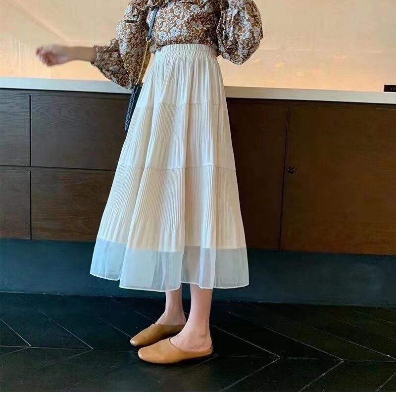 ティアードフレアスカート