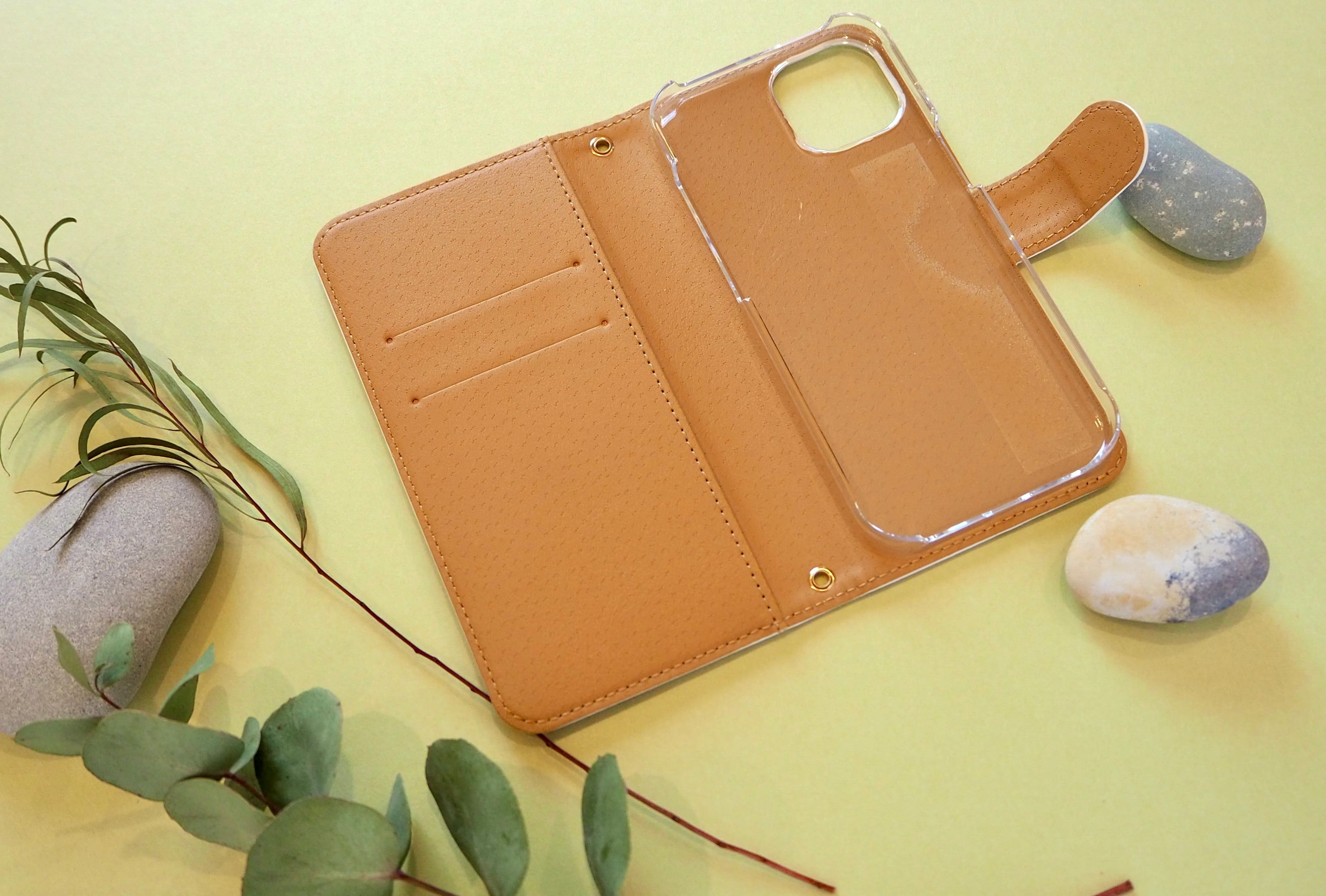 book-style iPhone case《夜明けのすみれ》