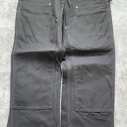 メキシコ製 ブラック ダブルニー Carhartt B01-M 34×36 詳細写真5