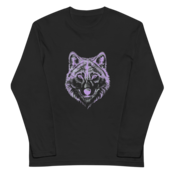沈黙に叫ぶ狼 長袖Tシャツ
