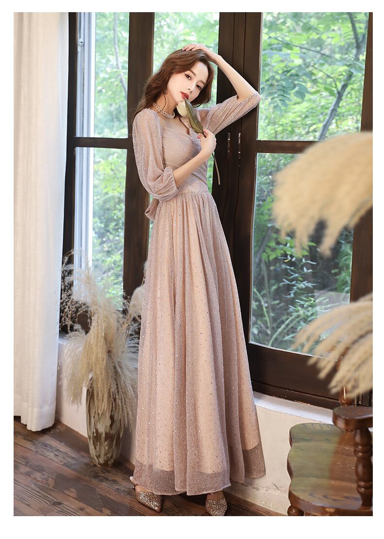 2way エレガント スパンコール ロングドレス no. CS001 | she is