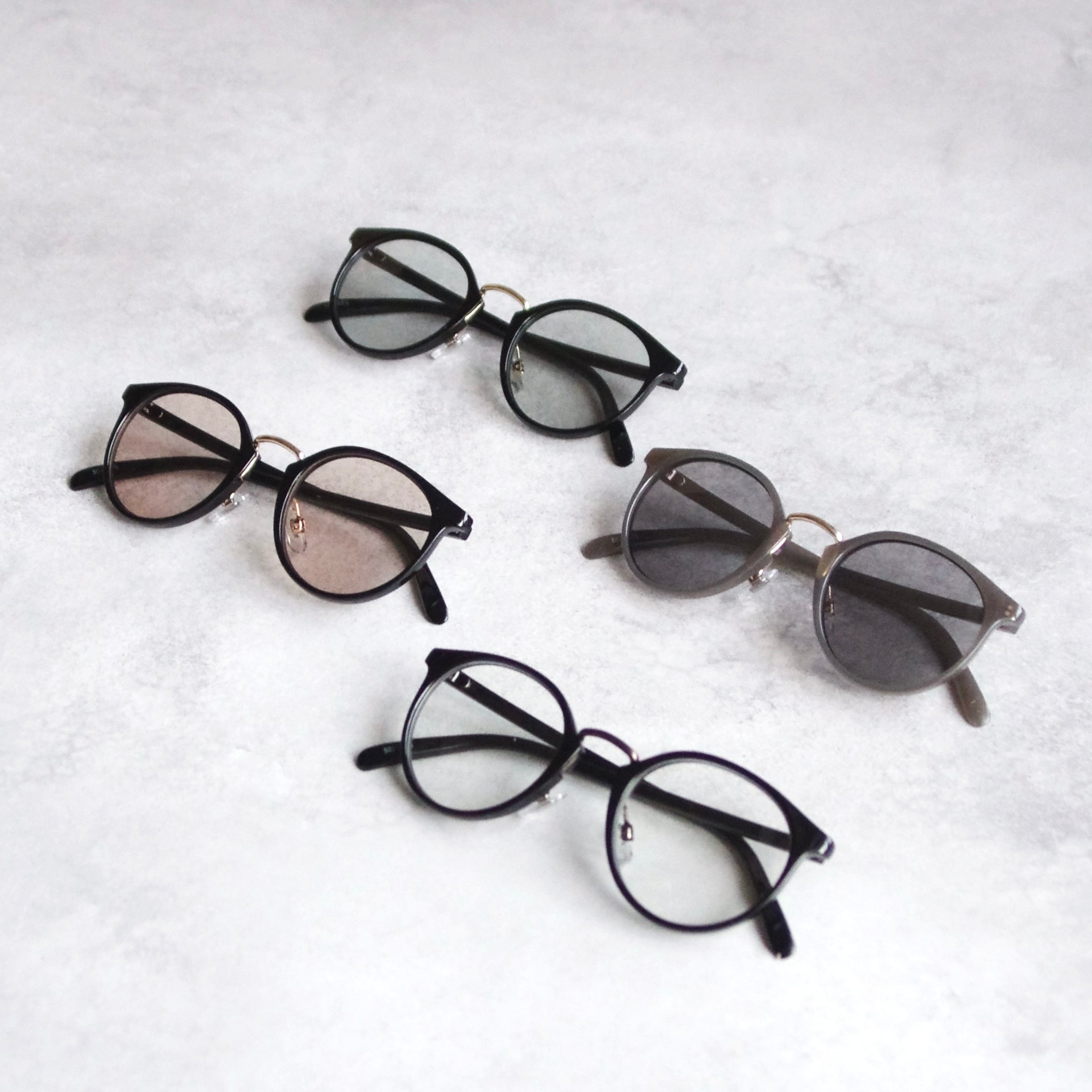 SELECT】ボストンサングラス 50-19 おしゃれ クラシック コンビ だて