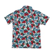 美品 Munsingwear マンシングウェア 花柄 総柄 ドライ 半袖 ポロシャツ サイズ M /メンズ/ゴルフ/デサント