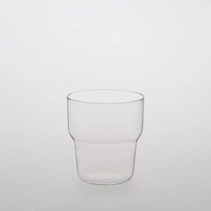 TG glass (ティージーガラス) Glass cup curved (耐熱ガラス) 350ml