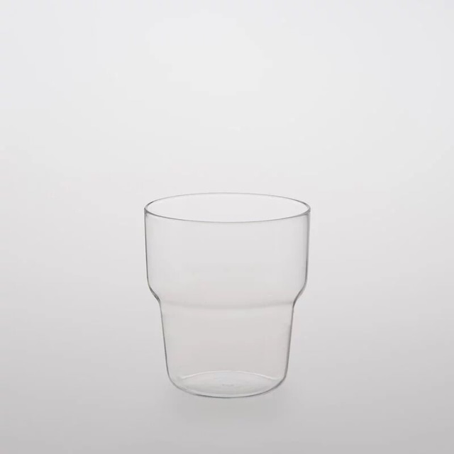 TG glass (ティージーガラス) Glass cup curved (耐熱ガラス) 350ml