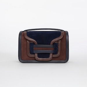 PIERRE HARDY　ALPHA BAG　BROWN NAVY