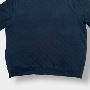 MOSSIMO 2XL ビッグサイズ ジップアップ パーカー フーディー スウェット 格子柄 黒 モッシモ US古着