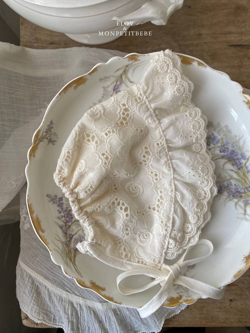 mon petit bebe［取寄］lace bonnet 26summer