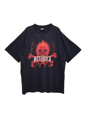 Metallica T-Shirt " REBEL" Pushed 1990s / メタリカ