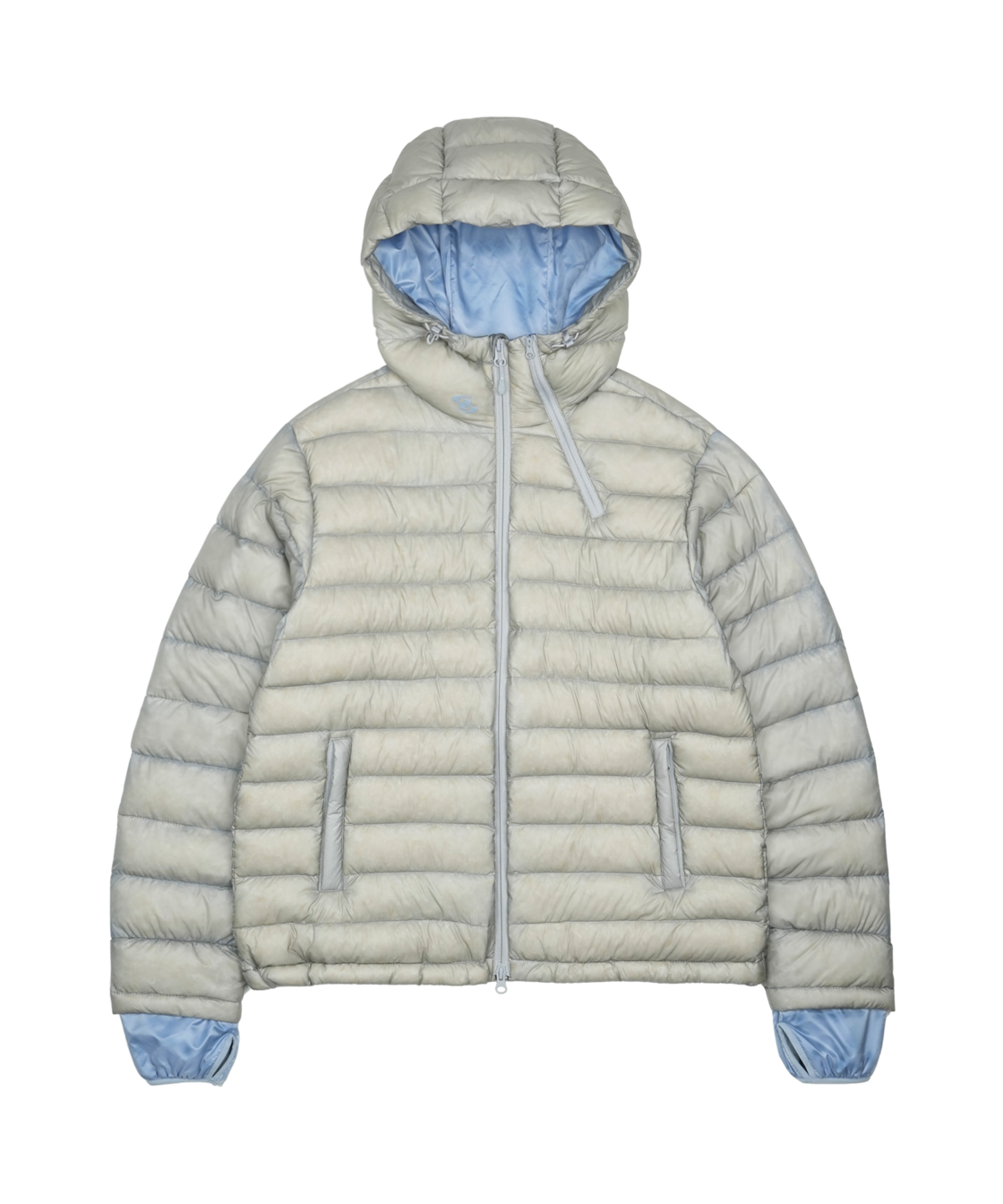 m*y様 SanSanGear 25FW サンサンギアダウンgray サイズ3 Sansan Gear】 Suffix Puffer Jacket Navy 25FW☆人気 (San San Gear