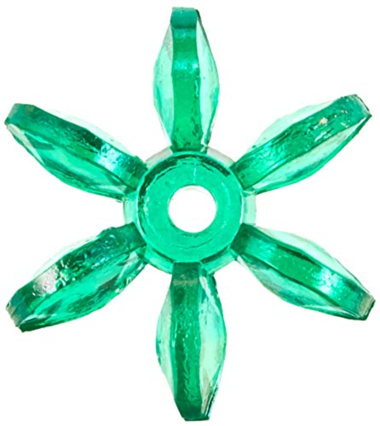 島村 フラワービーズ 200個入り デラックスDX 14mm グリーン ASH-FL14-8