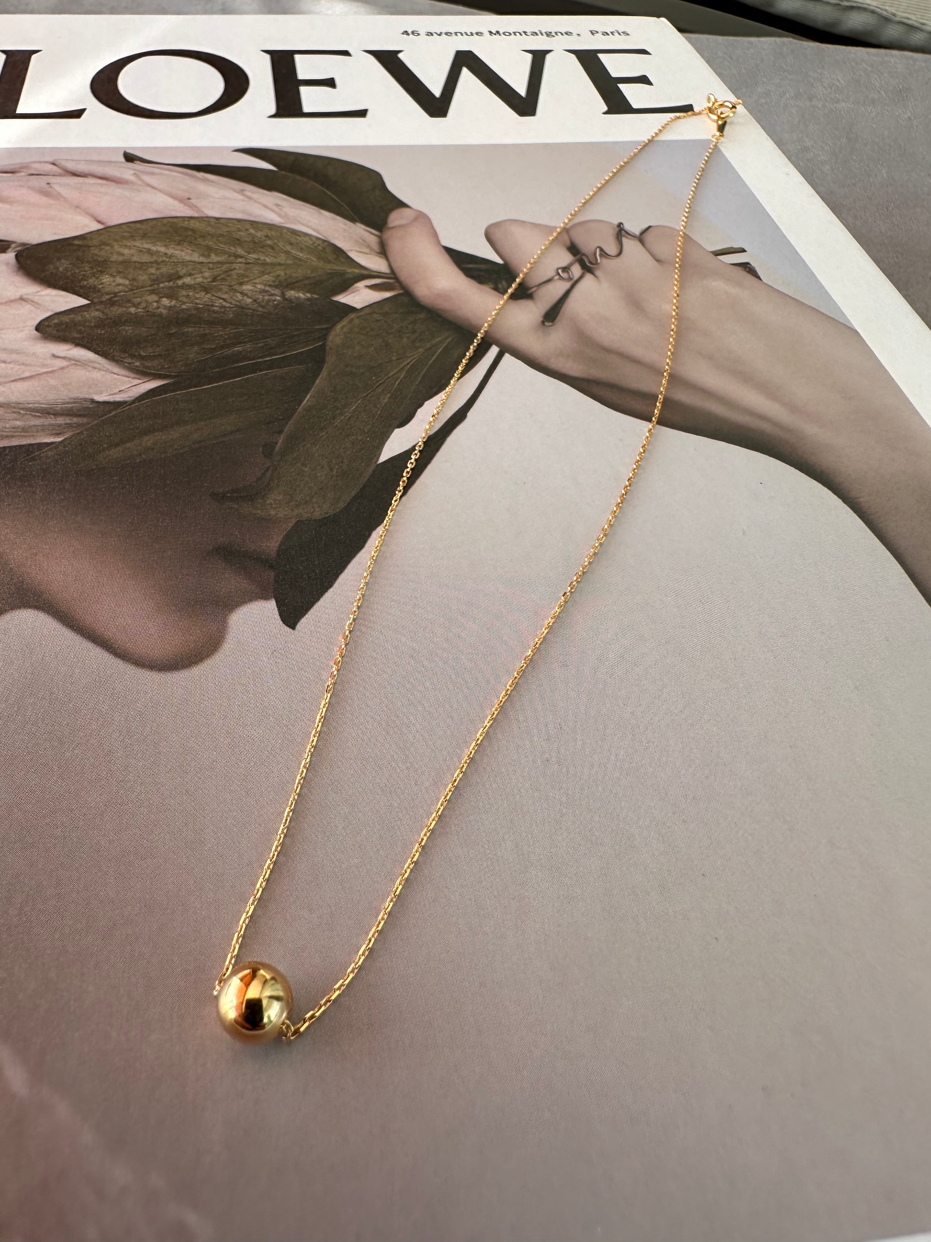 Small One ball Necklace ◇NG26001