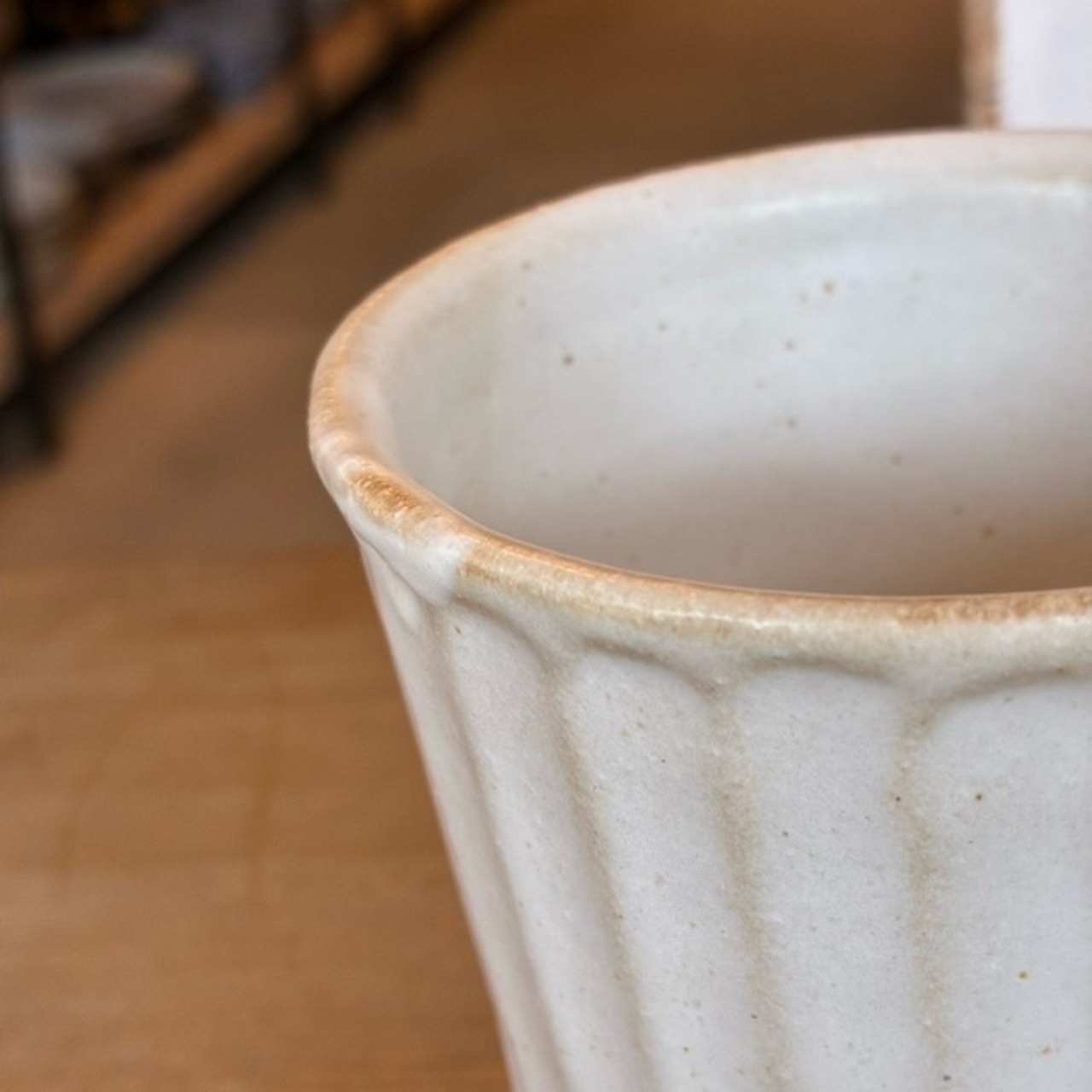 MASHIKO Straight mug　益子焼　ストレートマグカップ　200ml　キナリ　お茶　緑茶　ティーカップ　コーヒーカップ　電子レンジOK　食洗機OK　ギフト
